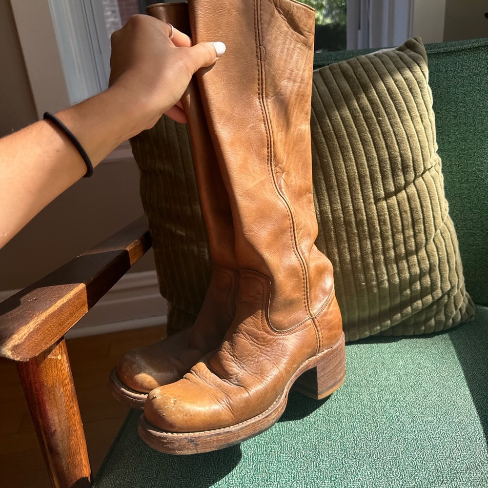 Vintage 1970’s Frye Campus Boots Black Label